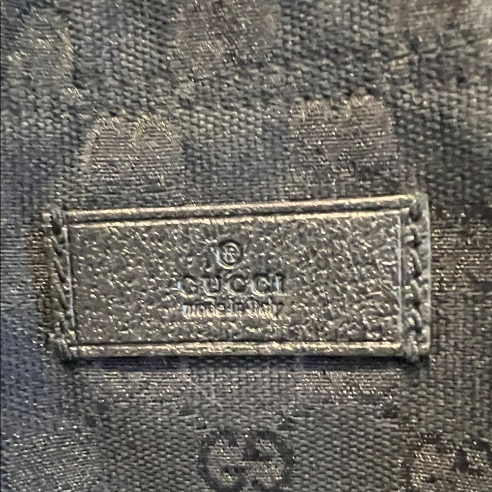 Gucci Black Tote with Red and Green Straps - Picture 2 of 12